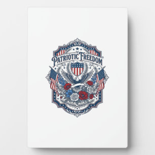 Patriottische Bloemist Vector Grafische T-shirt_1 Fotoplaat