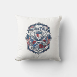 Patriottische Bloemist Vector Grafische T-shirt_1 Kussen