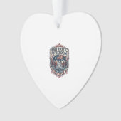 Patriottische Blokhut Weekend Vector Grafische T-s Ornament (voorkant)