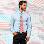 Patriottische bogen stropdas