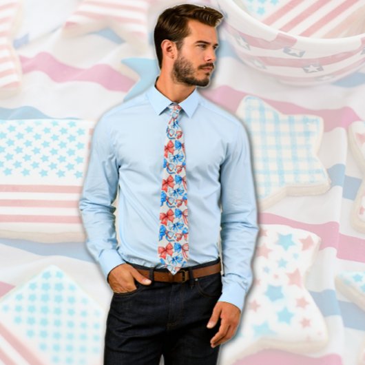 Patriottische bogen stropdas