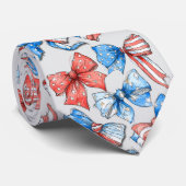 Patriottische bogen stropdas (Opgerold)