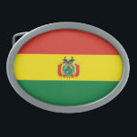 Patriottische Bolivia vlag Gesp<br><div class="desc">Patriottische vlag van Bolivia.</div>