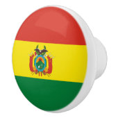 Patriottische Bolivia vlag Keramische Knop (Rechts)