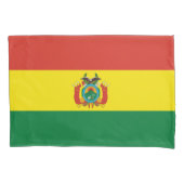 Patriottische Bolivia vlag Kussensloop (Voorkant)