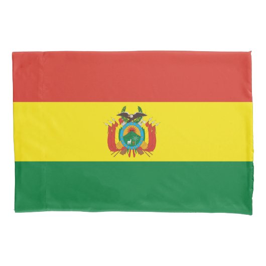 Patriottische Bolivia vlag Kussensloop (Voorkant)