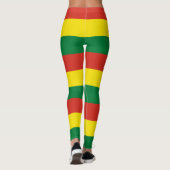 Patriottische Bolivia Vlag Leggings (Achterkant)