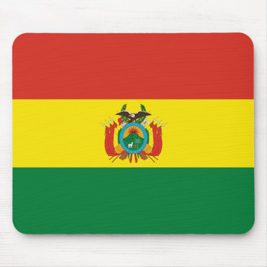 Patriottische Bolivia vlag Muismat (Voorkant)