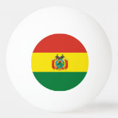 Patriottische Bolivia vlag Pingpongbal (Voorkant)
