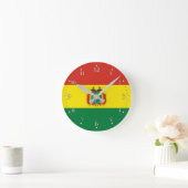 Patriottische Bolivia vlag Ronde Klok (Huis)