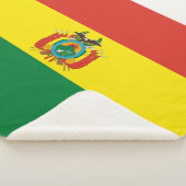 Patriottische Bolivia vlag Sherpa Deken (3/4)