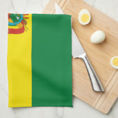 Patriottische Bolivia vlag Theedoek (Quarter Fold)