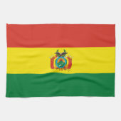 Patriottische Bolivia vlag Theedoek (Horizontaal)