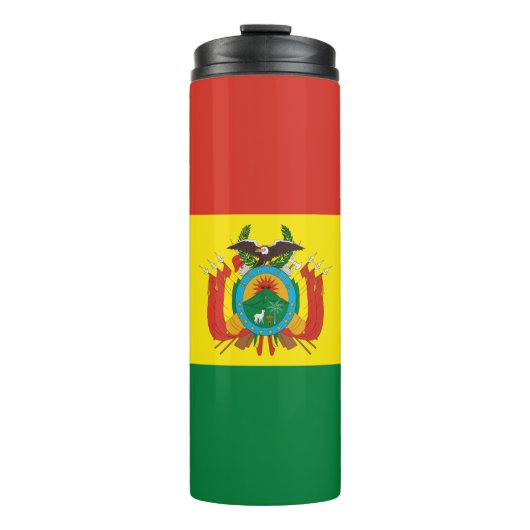 Patriottische Bolivia vlag Thermosbeker (Voorkant)