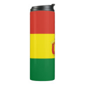 Patriottische Bolivia vlag Thermosbeker (Gedraaid links)