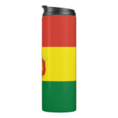 Patriottische Bolivia vlag Thermosbeker (Geroteerd rechts)