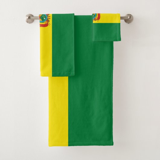 Patriottische Boliviaanse vlag Bad Handdoek (Insitu)