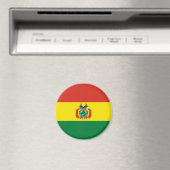 Patriottische Boliviaanse vlag Magneet (Insitu (Vaatwasser))