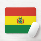 Patriottische Boliviaanse vlag Muismat (Met muis)