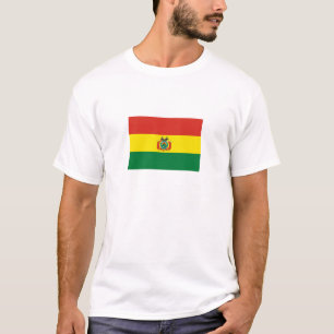 Patriottische Boliviaanse vlag T-shirt