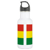 Patriottische Boliviaanse vlag Waterfles (Achterkant)