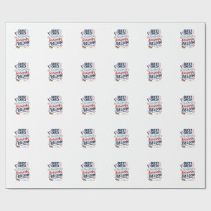 Patriottische Bon Hotdogs Vuurwerk Vrijheidsshirt Cadeaupapier