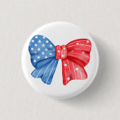 Patriottische boog ronde button 3,2 cm (Voorkant)