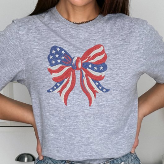Patriottische Boog Sublimatie Tri-Blend Shirt