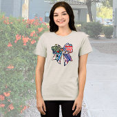 Patriottische boog Tri-Blend shirt