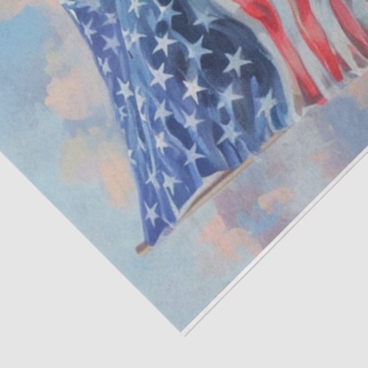 Patriottische Boots Tissuepapier (Detail)