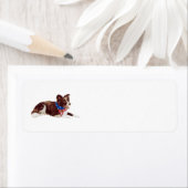 Patriottische Border Collies Etiket (Insitu)