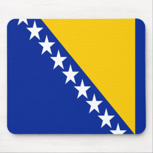 Patriottische Bosnië Herzegovina Vlag Muismat