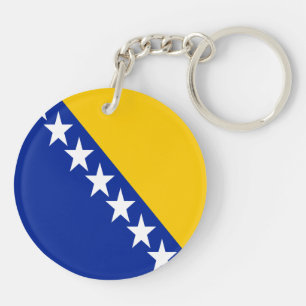 Patriottische Bosnië Herzegovina Vlag Sleutelhange Sleutelhanger