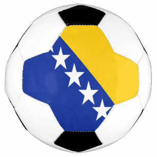 Patriottische Bosnië Herzegovina Vlag Voetbal