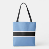 Patriottische Botswana Vlag Boodschappentas Tote Bag (Achterkant)