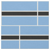 Patriottische Botswana Vlag Stof (Close Up)