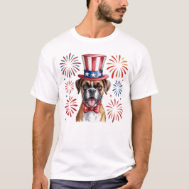 Patriottische Boxer T-shirt