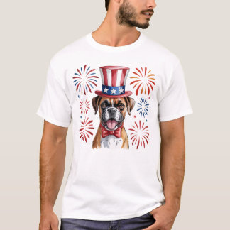Patriottische Boxer T-shirt