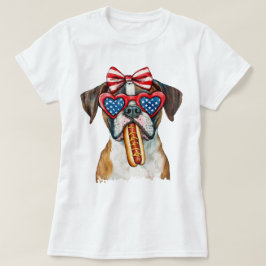 Patriottische Boxer T-shirt