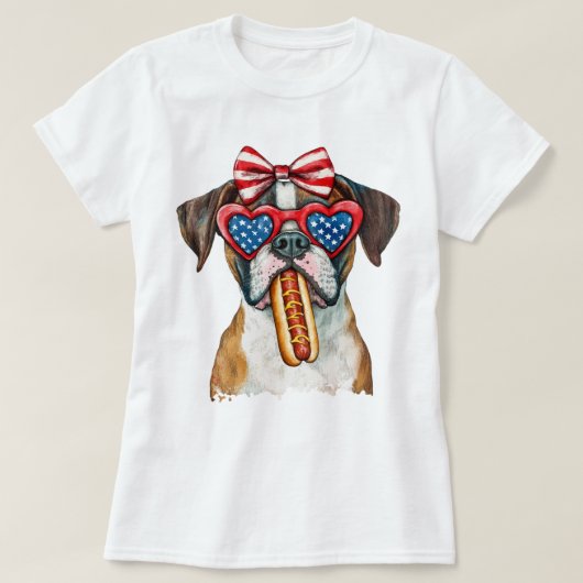 Patriottische Boxer T-shirt (Design voorkant)