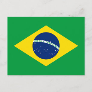 Patriottische Braziliaanse vlag Briefkaart