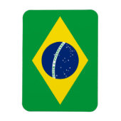 Patriottische Braziliaanse vlag Magneet (Verticaal)