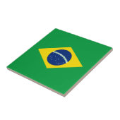 Patriottische Braziliaanse vlag Tegeltje (Zijkant)