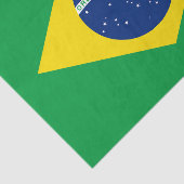 Patriottische Braziliaanse Vlag Tissuepapier (Detail)