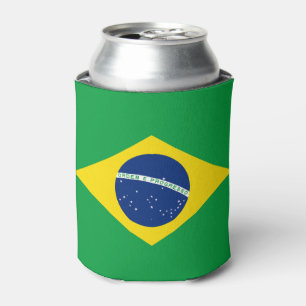 Patriottische Brazilië Vlag Can Koeler