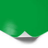 Patriottische Brazilië Vlag Poster (Hoek)