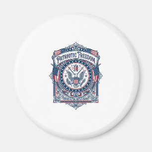 Patriottische Breiclub Vector Graphic T-shirt Magneet