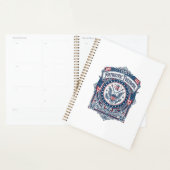 Patriottische Breiclub Vector Graphic T-shirt Planner (Display)