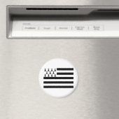 Patriottische Bretagne Vlag Magneet (Insitu (Vaatwasser))