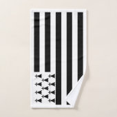 Patriottische Bretonse Vlag Bad Handdoek (Handdoek)